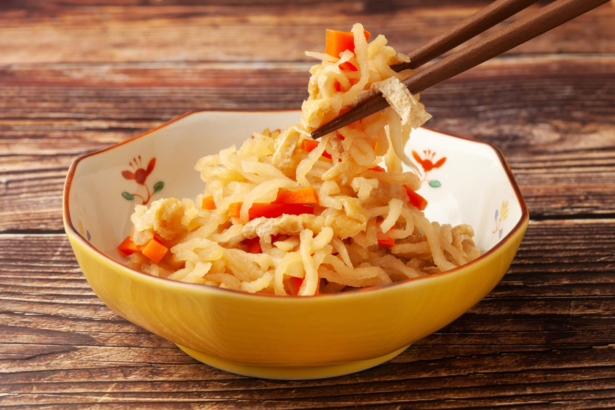 不溶性食物繊維をたっぷり含んだ切り干し大根サラダで便秘知らずの体調に!