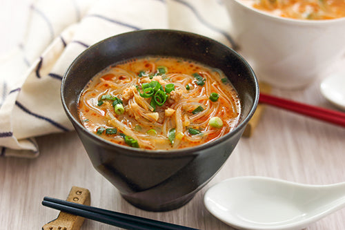 お肉の使用量を減らしてもおいしさそのまま!「醸豆 テンペスト」で作る坦々スープ