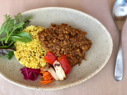 市販のルーなしで本格派ヴィーガン・キーマカレー