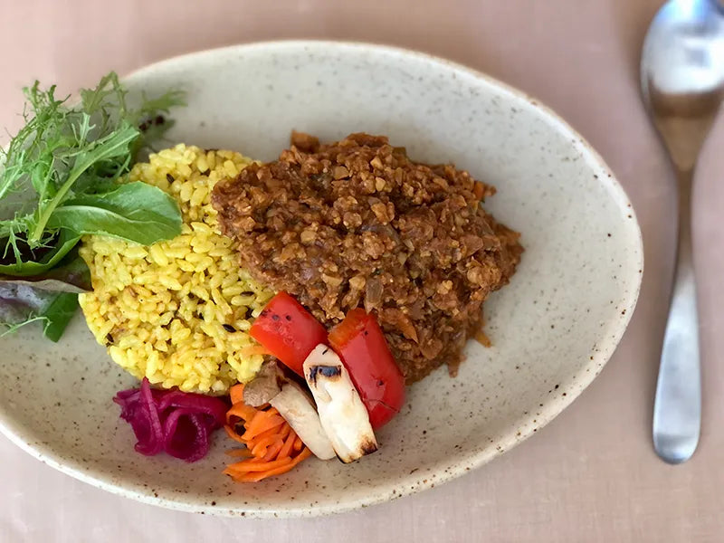 市販のルーなしで本格派ヴィーガン・キーマカレー